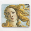 The Birth of Venus (detail) mousepads by masterpiecesofart The Birth of Venus (detail) mousepads