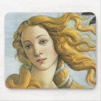 The Birth of Venus (detail) mousepads by masterpiecesofart The Birth of Venus (detail) mousepads