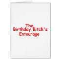 The Birthday Bitches Enourage (Red) cards