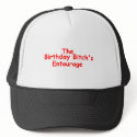 The Birthday Bitches Enourage (Red) hats