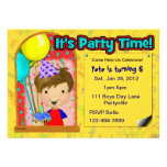 The Birthday Boy Personalized Invites
