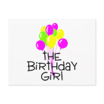 The Birthday Girl Balloons Postcards