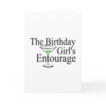 The Birthday Girls Entourage Card
