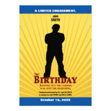 The Birthday Movie Invitation (Boy)