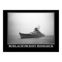The Bismarck Vintage Poster Print print