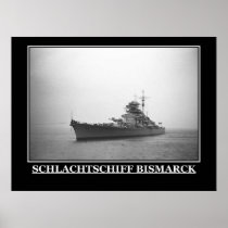 The Bismarck Vintage Poster Print
