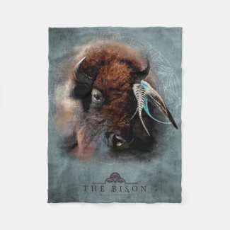 The Bison - Fleece Blanket