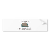 The Bison Whisperer Bumper Sticker