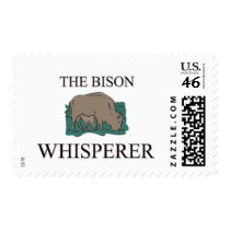 The Bison Whisperer Postage Stamp
