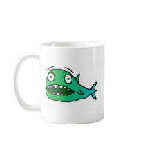 The Bitey Fish Coffee Mugs