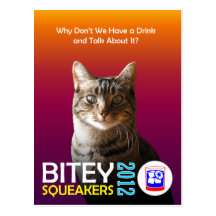 The Bitey/Squeakers Ticket (TM) Postcard 1
