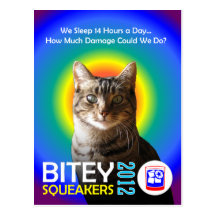 The Bitey/Squeakers Ticket (TM) Postcard 3