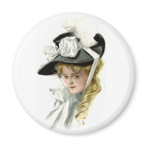 The Black Bonnet Refrigerator Magnets