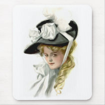 The Black Bonnet Mouse Mat