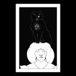 The Black Cat by Aubrey Beardsley Poster Print posters