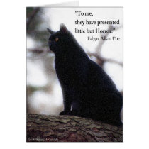 The Black Cat I Greeting Card