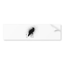 The black crow bumper stickers
