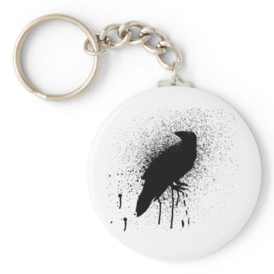 The black crow key chain