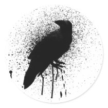 The black crow stickers