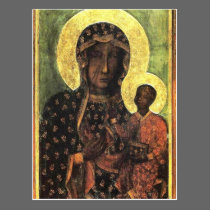 The Black Madonna of Częstochowa postcards