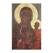 The Black Madonna of Jasna Gora Gallery Wrap Canvas