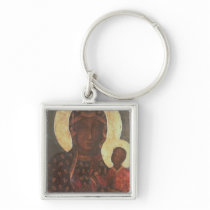 The Black Madonna of Jasna Gora Keychains