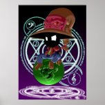 The Black Mage of Music Print