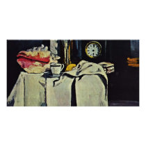 The Black Marble Clock By Paul Cézanne Photo Card Template