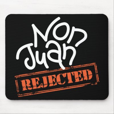 The Black Non Juan Mouse Pad by nonjuan
