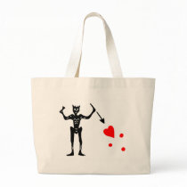The Blackbeard Authentic Flag Canvas Bags