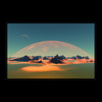 The Blackfire Beaches of Nereid posters by Graham_Conrad The Blackfire Beaches of Nereid posters