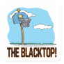 The Blacktop Square Stickers