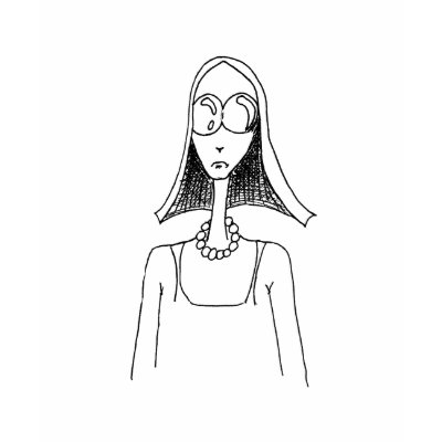 The Blank Girl Shirt by FlowstoneGraphics