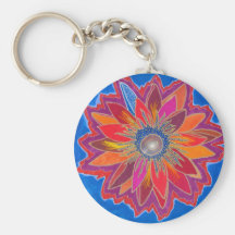 The Blazing Lotus Keychain