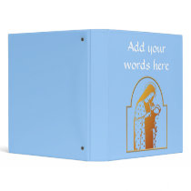 The Blessed Virgin Mary holding Baby Jesus Vinyl Binders