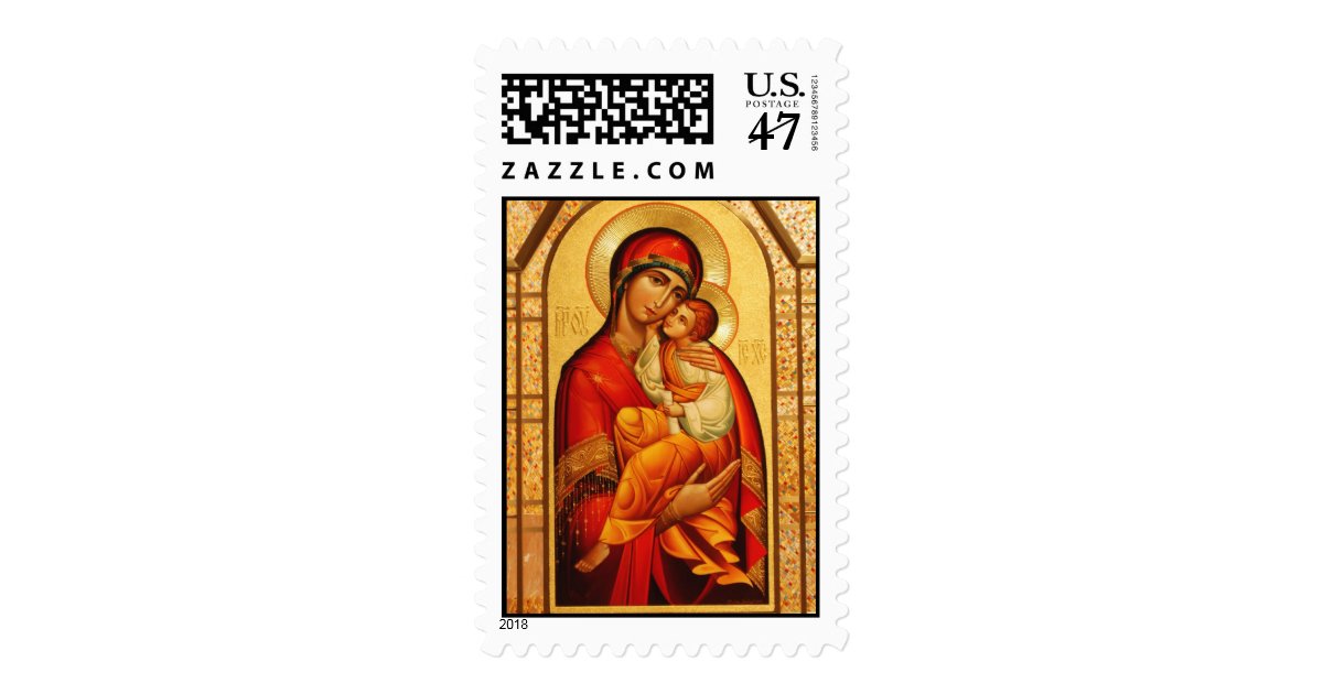 The Blessed Virgin Mary Stamp Zazzle
