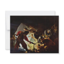 The Blinding Of Samson By Rembrandt Harmensz. Van Custom Invitations