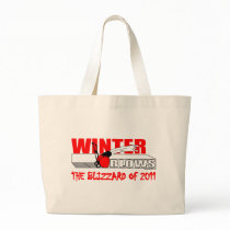THE BLIZZARD OF 2011 TOTE BAGS