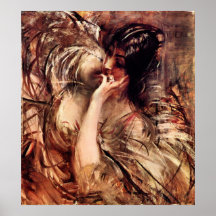 The blouse of Voile by Giovanni Boldini Posters