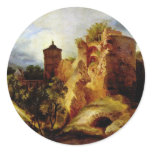 The Blown-Up Tower Of Heidelberg Castle stickers