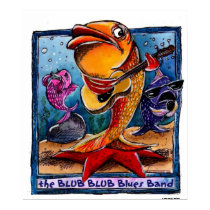 The Blub Blub Blues band posters by Sneaky_P_Illustratio The Blub Blub Blues band posters