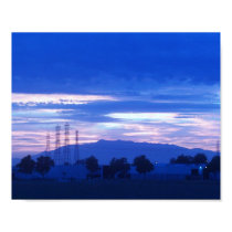 The Blue And Purple Mount Baldy Sunset posters