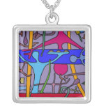The Blue Banner Cafe Necklace