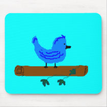 The Blue Bird Mousepad