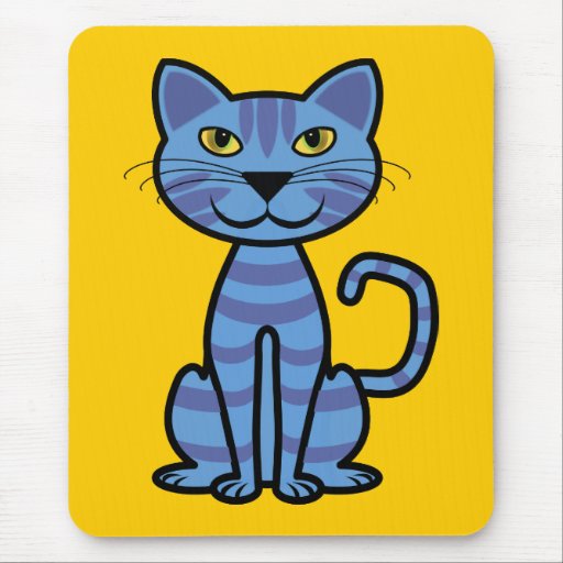 The Blue Cat Mousepad