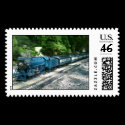 The Blue Comet postage