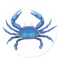 The Blue Crab Stickers