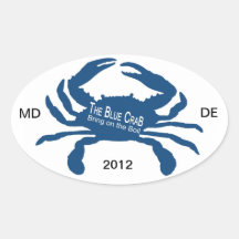 The Blue Crab Sticker