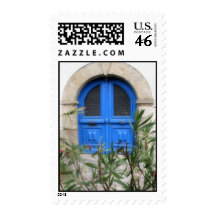 The Blue Door Postage Stamp