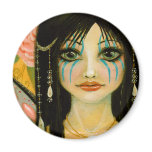 The Blue Faced Faerie Refrigerator Magnets